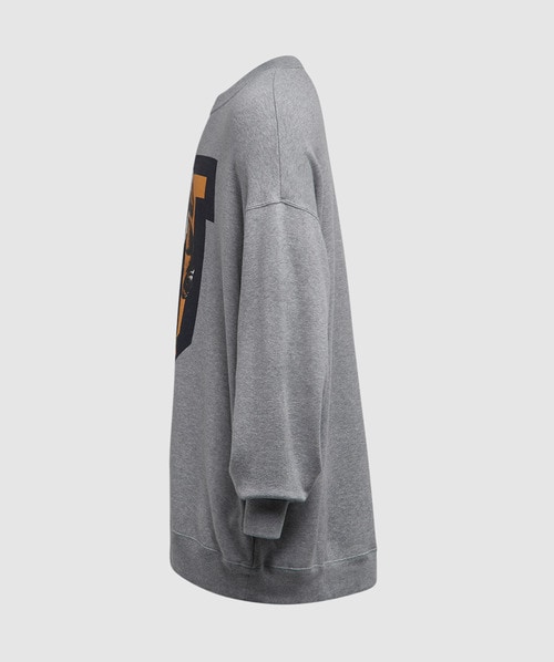 211192 未使用 24AW UNDERCOVER SWEAT Wired U Undercover U logo sweatshirt | GREY | SEVENSTORE