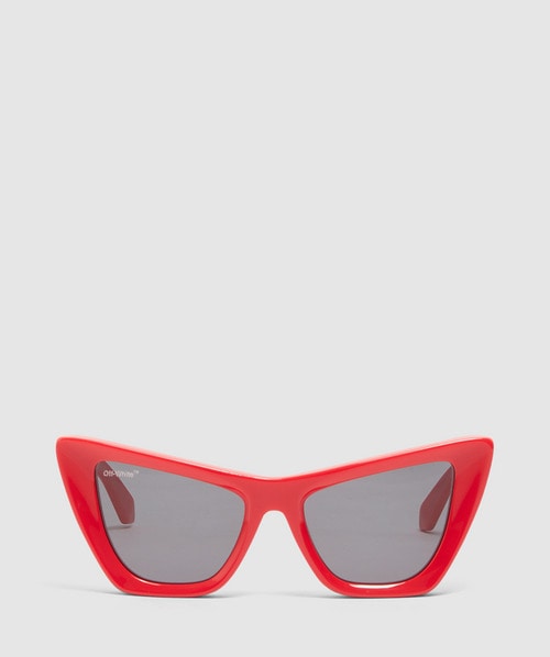 Off-white Edvard 57mm Cat Eye Sunglasses In Red