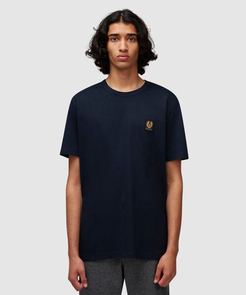 Belstaff Patch T-shirt In Dark Ink