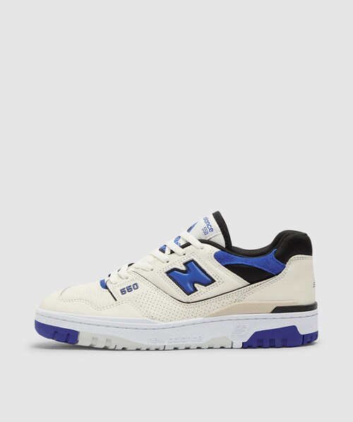 Shop New Balance Bb550 Sneaker In Sea Salt/blue