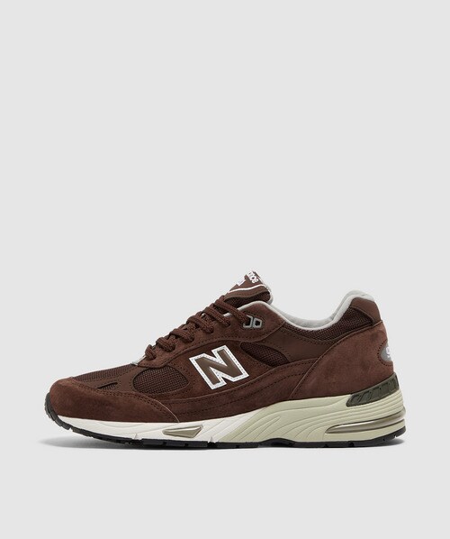 Shop New Balance Miuk 991 Sneaker In Brown