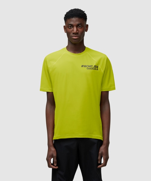 Moncler Grenoble T-shirt In Yellow