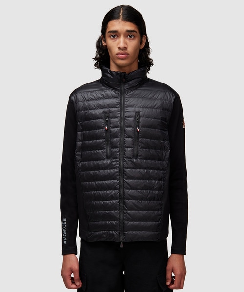 Moncler Grenoble Zip Cardigan In Black
