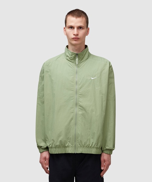 Nike Men's  Sportswear Solo Swoosh Track Jacket In Green
