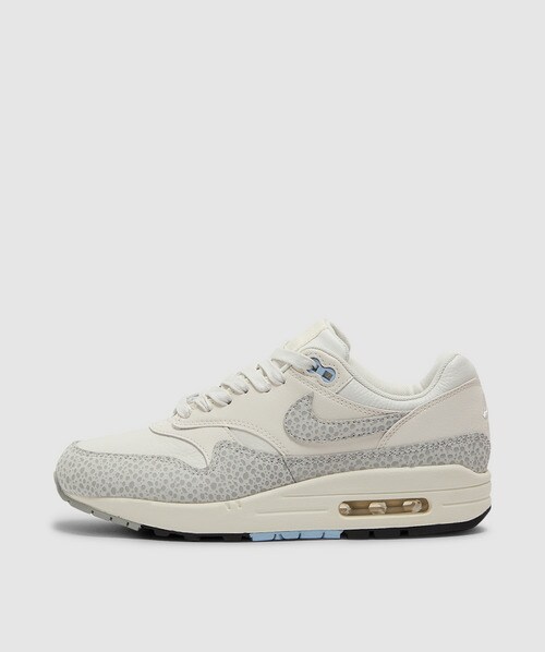 Nike Womens Air Max 1 '87 'safari' Sneaker In Summit White/phantom-sail-photon Dust-lt Smoke Gr