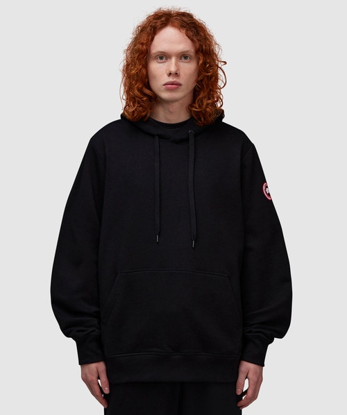 Canada Goose Huron Hoodie In Black