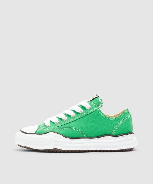 Miharayasuhiro Peterson Original Sole Cotton-canvas Trainers In Green