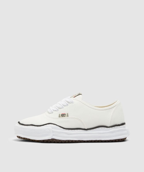 Shop Miharayasuhiro Baker Og Sole Low Sneaker In White