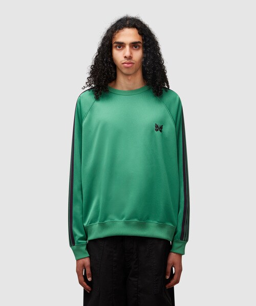 Needles Poly smooth track sweatshirt | EMERALD | SEVENSTORE