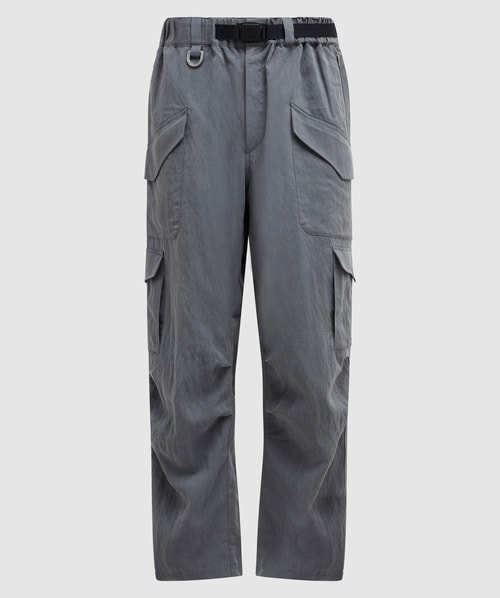 Y-3 Belted Cargo Trousers In Vista Grey