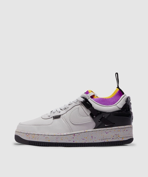 Shop Nike X Undercover Air Force 1 Low Sneaker In Grey Fog/grey Fog-black-university Gold