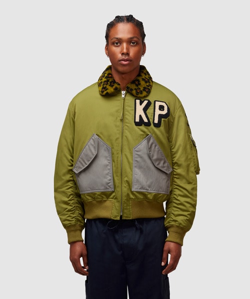 KENZO FLIGHT FUR BOMBER JACKET