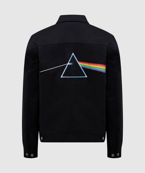 Undercover Pink Floyd Dark Side Of The Moon Denim Jacket In Black