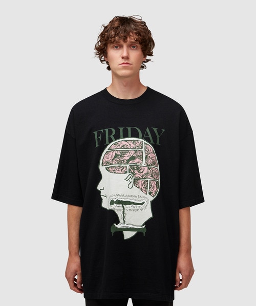 Undercover Friday Brain T-shirt In Black