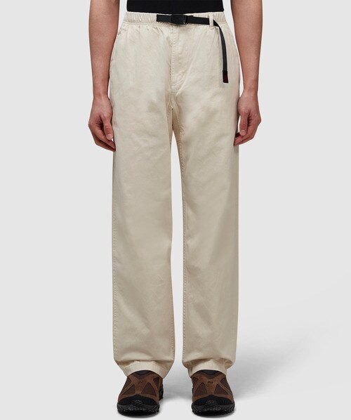Gramicci Ecru Belted Loose-fit Trousers In Greige