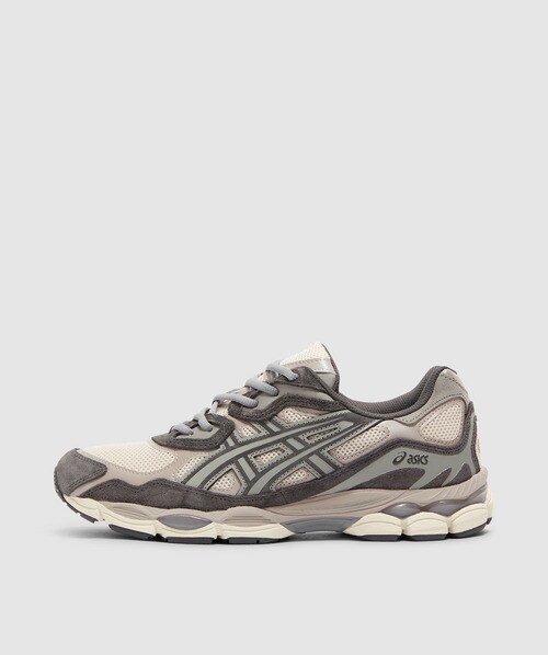 Asics Gel-nyc In Oatmeal/obsidian Grey