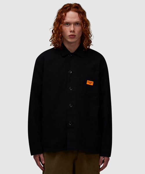 Service Works Canvas Coverall Jacket In Black