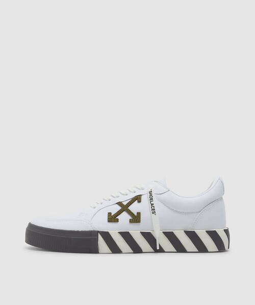 off white co virgil abloh low vulc canvas sneaker