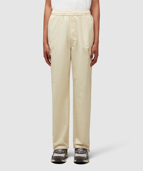 Shop Stussy Ripstop Cargo Beach Pant In Cream