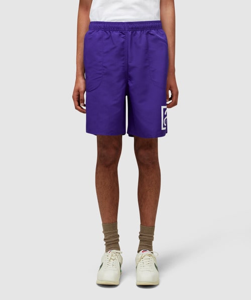 Shop Stussy Ss-link Water Short In Purple