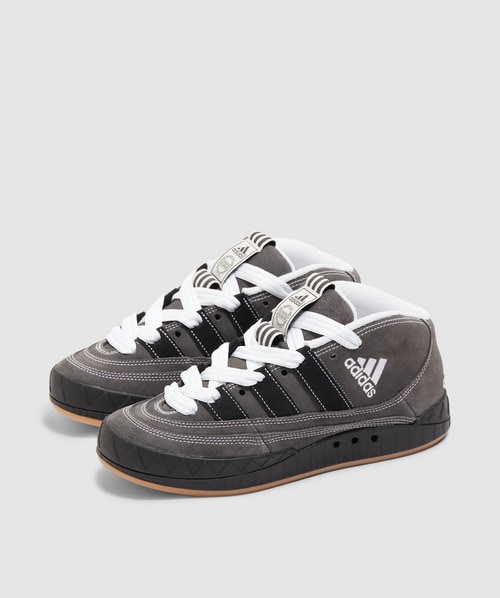adidas YNuK adimatic mid sneaker | GREY FIVE/CORE BLACK/OFF