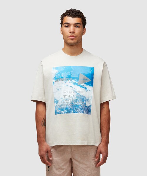 Adidas Terrex X And Wander Graphic Print T-shirt In Alumina