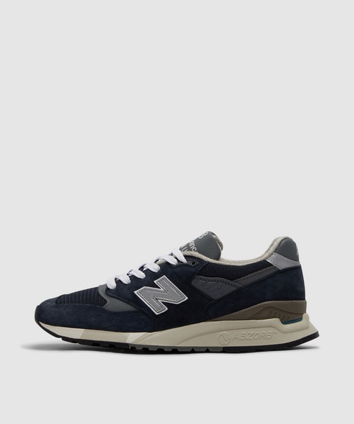 Shop New Balance Mius 998 Sneaker In Navy