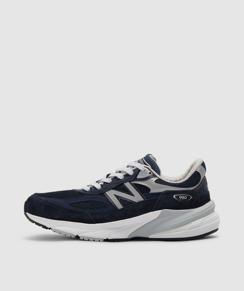 Shop New Balance Mius 990v6 Sneaker In Navy