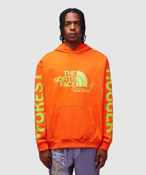 The North Face X Special Projects X Online Ceramics Hoodie In Red Orange