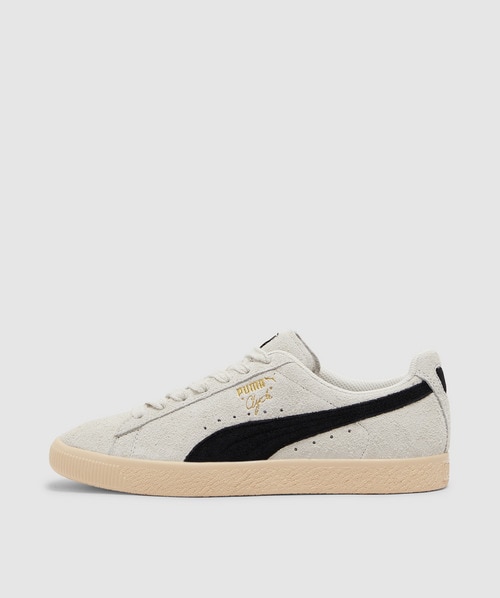 Shop Puma Clyde Teasel Sneaker In Sedate Gray-cashew