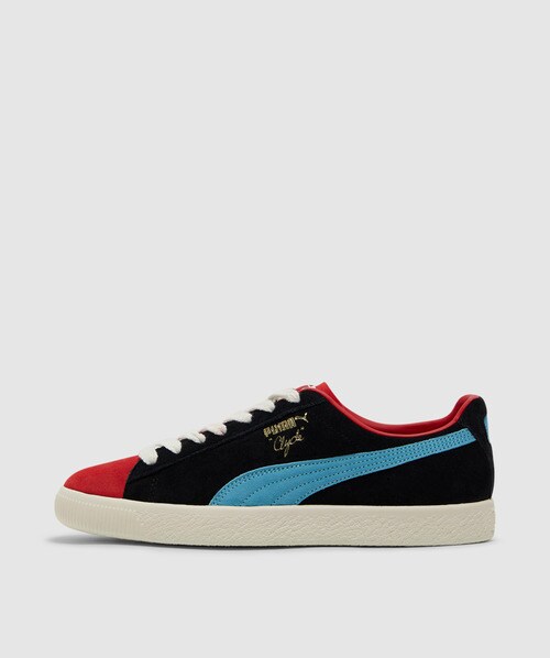 Puma Clyde Og Sneaker In  Black-for All Time Red