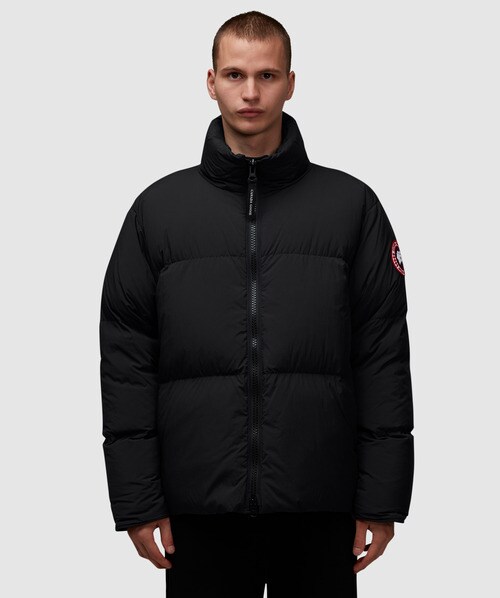 Shop Canada Goose Lawrence Puffer Jacket In Black