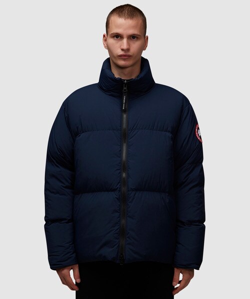 Shop Canada Goose Lawrence Puffer Jacket In Atlantic Navy