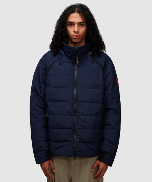 Shop Canada Goose Updated Hybridge Base Jacket In Atlantic Navy