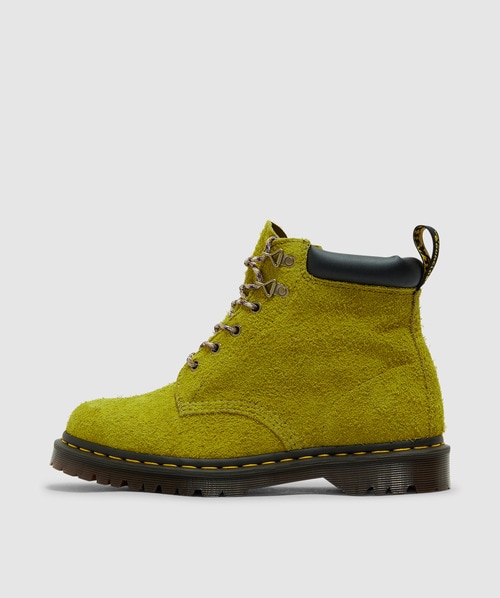 Shop Dr. Martens' 939 Suede Ankle Boot In Moss Green Long Napped Suede Mb