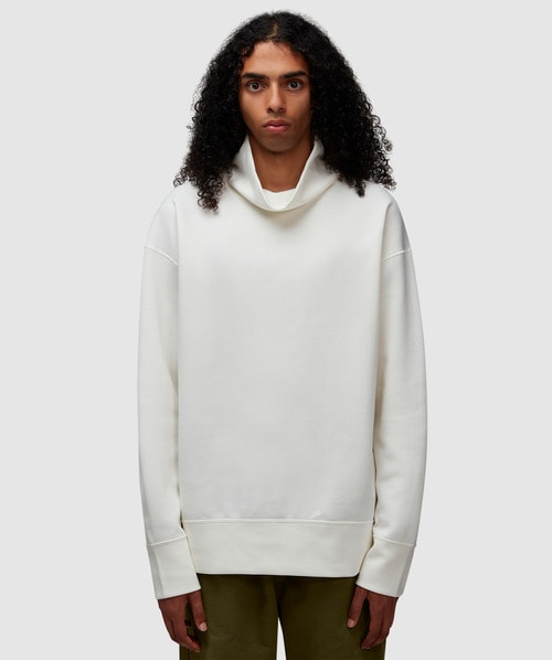 Nike Men's  Sportswear Tech Fleece Reimagined Oversized Turtleneck Sweatshirt In White