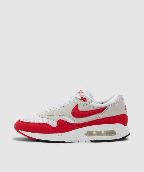 Nike Women's Air Max 1 '86 Og ‘big Bubble' Sneaker In White/university Red-lt Neutral Grey