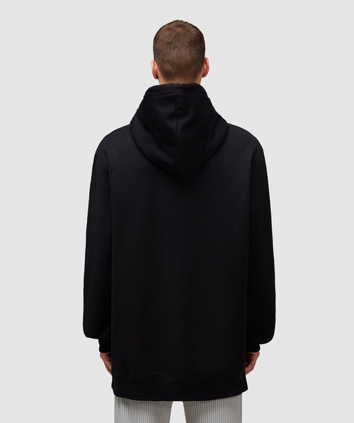 パーカー・フーディ Lanvin Brode Side Curb' Sweatshirt Lanvin Curb Logo-Appliquéd Cotton-Jersey Hoodie - S | Coggles
