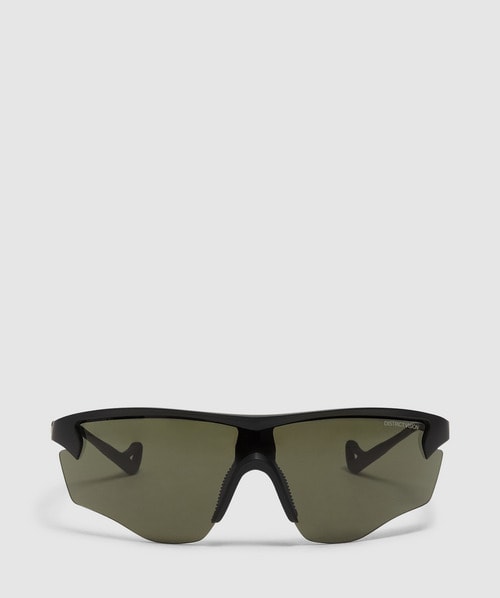 District Vision Black Junya Racer Sunglasses In Black