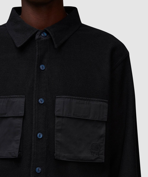 Brain Dead Cpo french terry sateen shirt | SAGE | SEVENSTORE Brain Dead Cpo french terry sateen shirt | SAGE | SEVENSTORE