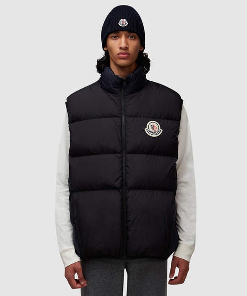 Shop Moncler Almaz Gilet In Black