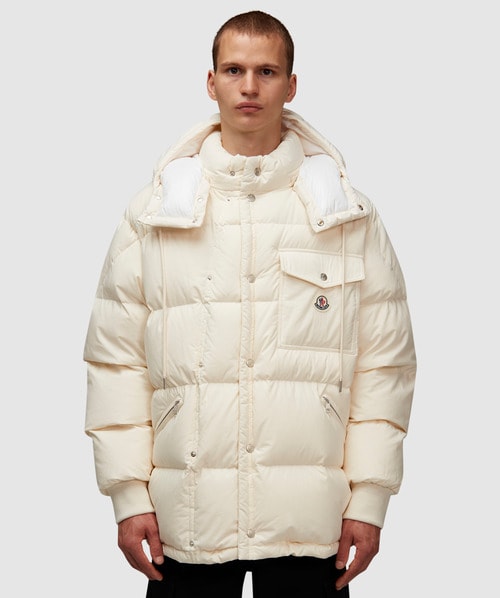 Shop Moncler Karakorum Past 2 In 1 Down Jacket In White