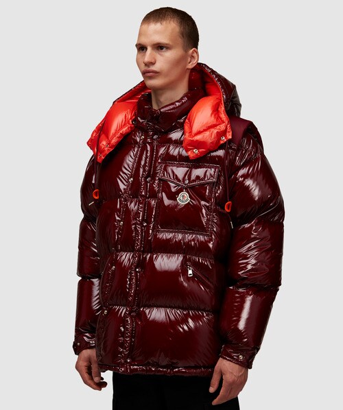 Moncler Karakorum present 2 in 1 down jacket | NAVY | SEVENSTORE 
