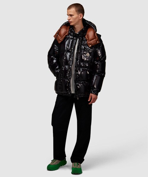 Moncler Karakorum present 2 in 1 down jacket | NAVY | SEVENSTORE 