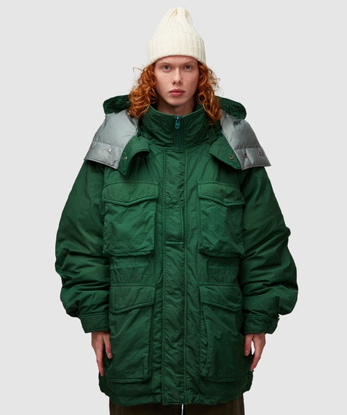 Visvim Krupa Down Jacket In Green