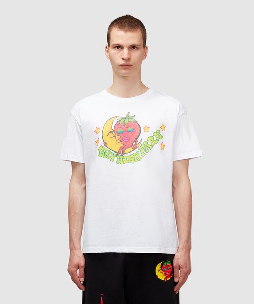 Sky High Farm Ally Bo Perennials Logo-print Upcycled And Organic Cotton-jersey T-shirt In White