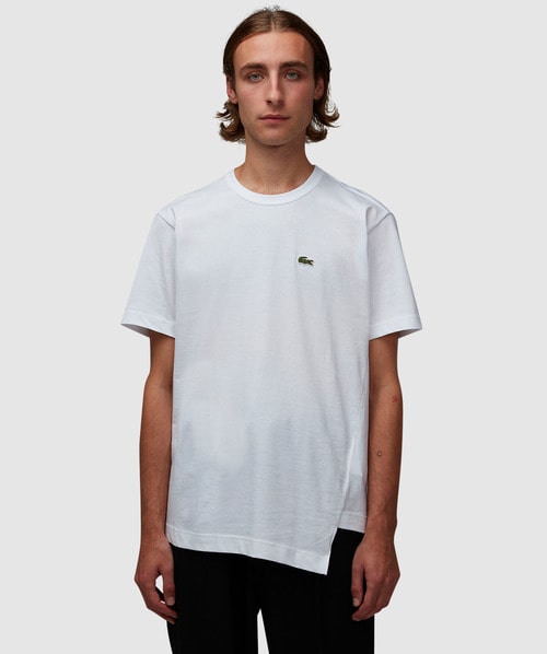 Comme Des Garçons Shirt X Lacoste T-shirt In White