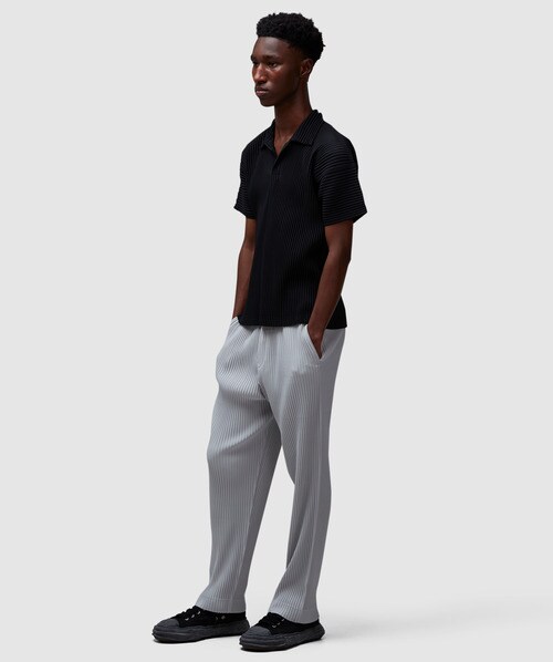 HOMME PLISSE ブラック ベルト HP23-AH408-15 IsseyMiyakeHommePlisseBasicsSt