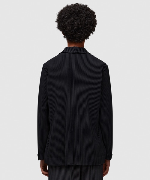 Homme Plissé Issey Miyake Pleats blazer | SEAWEED GREEN