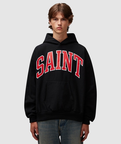 【激レア‼️】SAINT Mxxxxxx logo hoodie size XL SAINT MXXXXXX SMX Hoodie | Black | FARFETCH